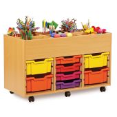 Monarch 8 Tray and Kinderbox Compartment Storage Unit