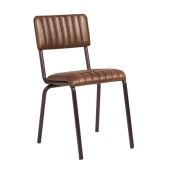 Core Side Chair - Ribbed - Brown