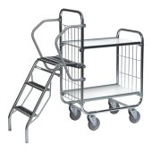 Flexible Ladder Trolleys - 2 Shelf