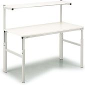 Height Adjustable ESD Workbench with Shelf