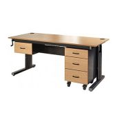 Sit/Stand Under Desk 3 Drawer Pedestal
